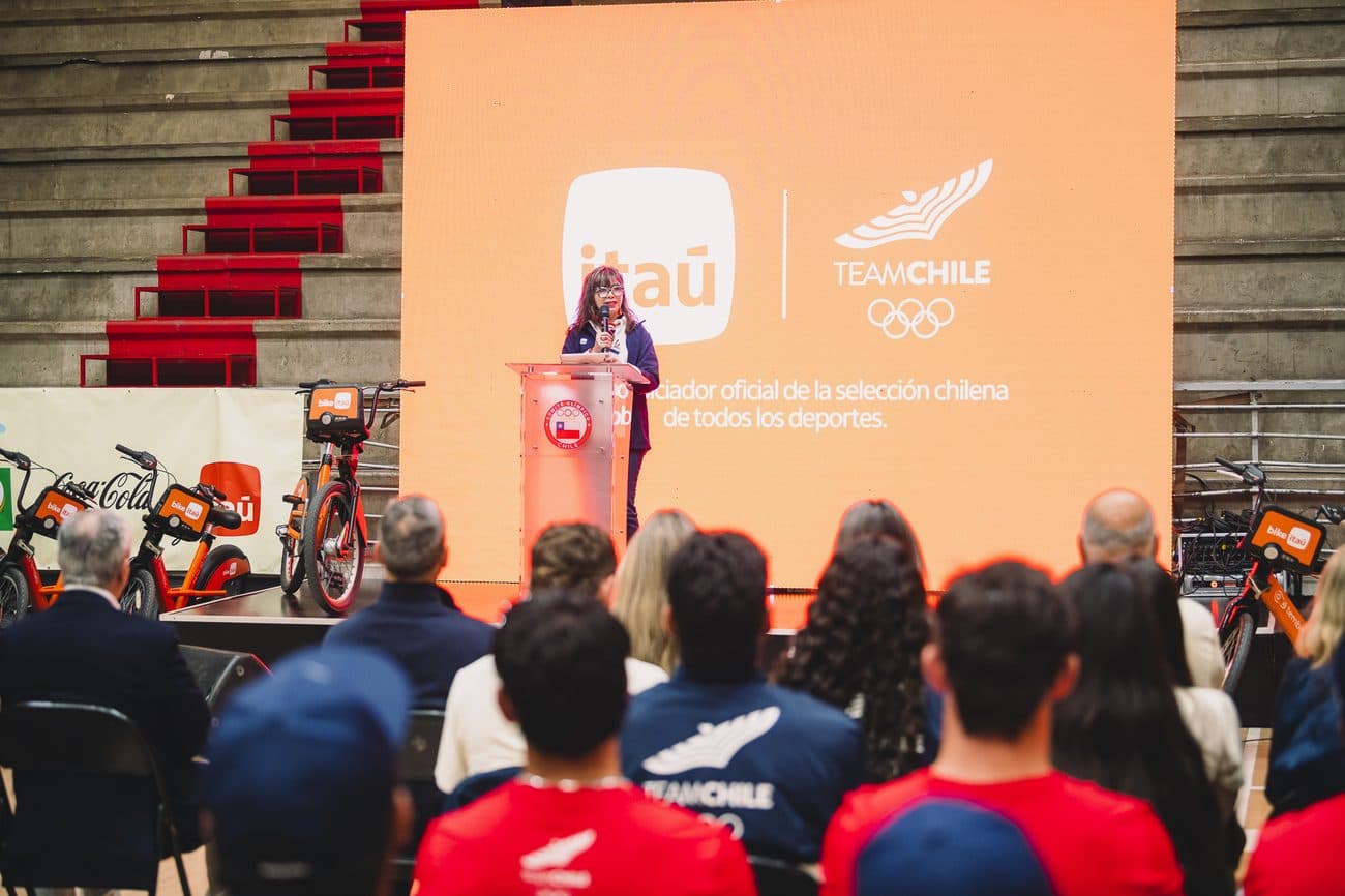 Lançamento do Itaú com o Team Chile